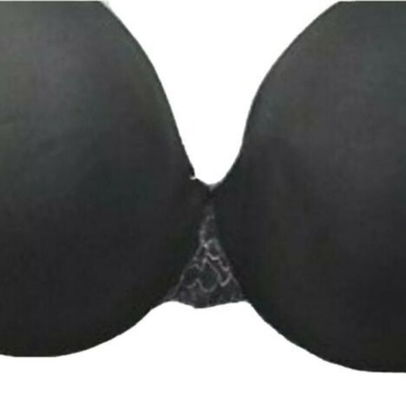 Lane Bryant Cacique Womens Bra Cotton Lace Full Coverage Plus Size 38DD Black - Picture 5 of 6